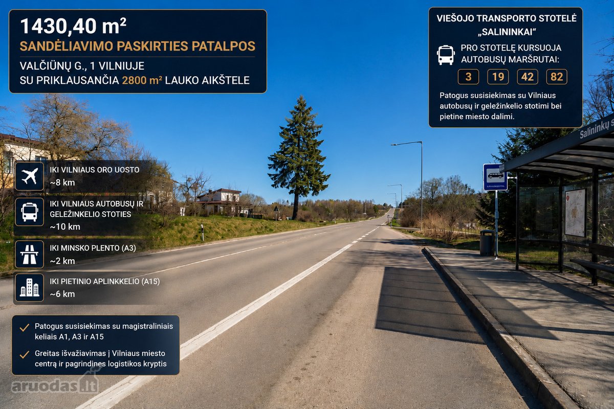 Nuomojamos m² sandėliavimo patalpos Valčiūnų - nuotraukos Nr. 14