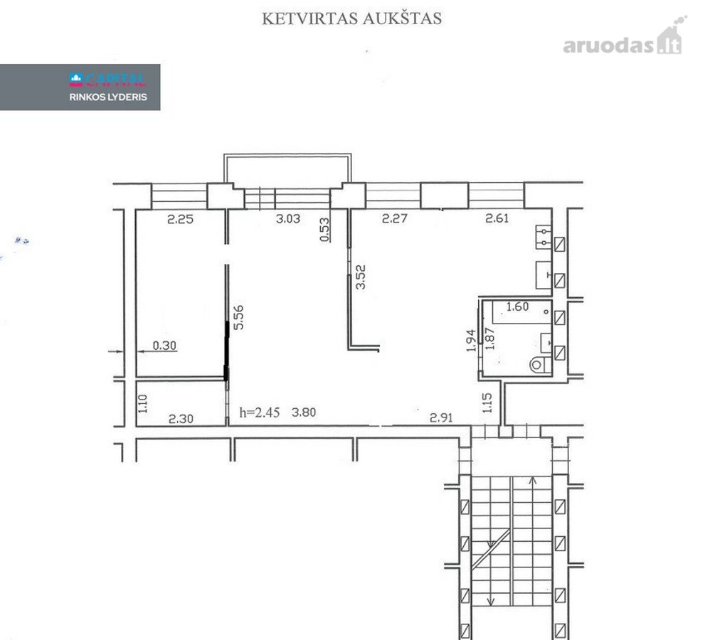 Parduodamas 3 Kambarių Butas Su Išmokėta Namo - nuotraukos Nr. 11