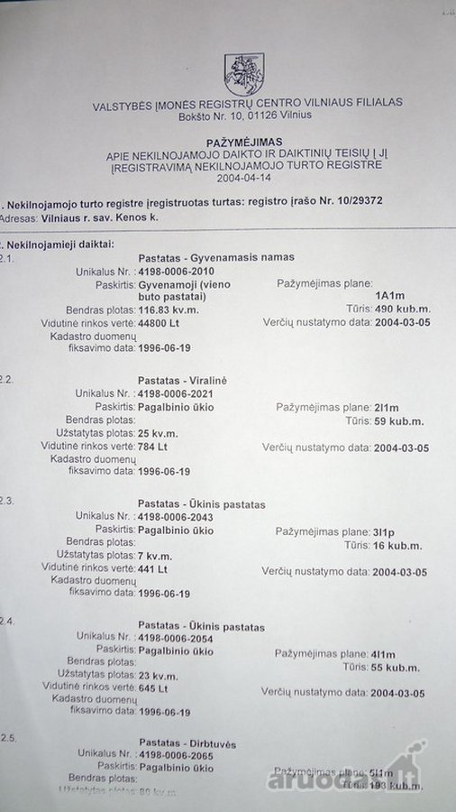 Namo Privalumai:  - nuotraukos Nr. 16