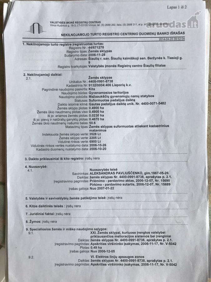 Registro n.44/671278 - nuotraukos Nr. 8