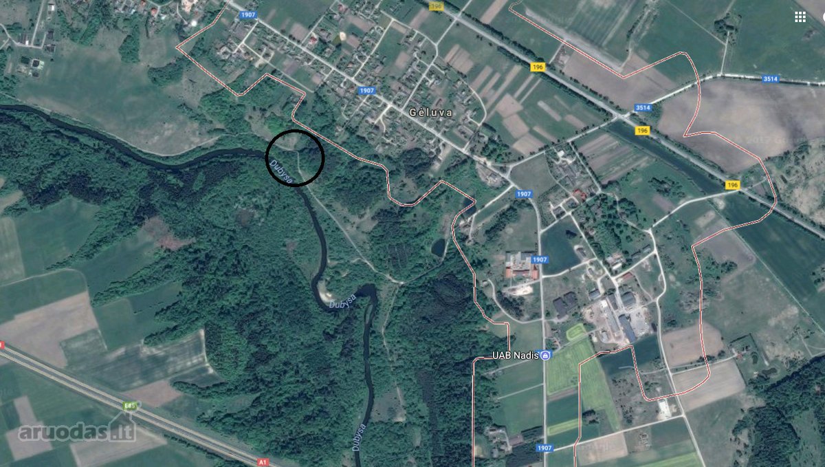 Erdvus 240 a sklypas Dubysos regioninio parko - nuotraukos Nr. 2