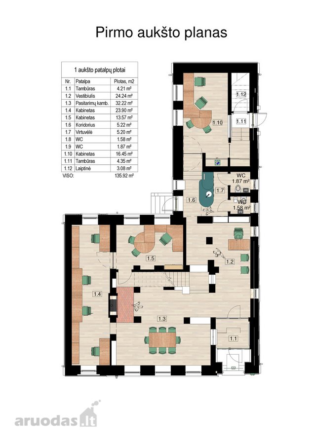 Klaipėdos miesto centre, išnuomojamos - nuotraukos Nr. 19