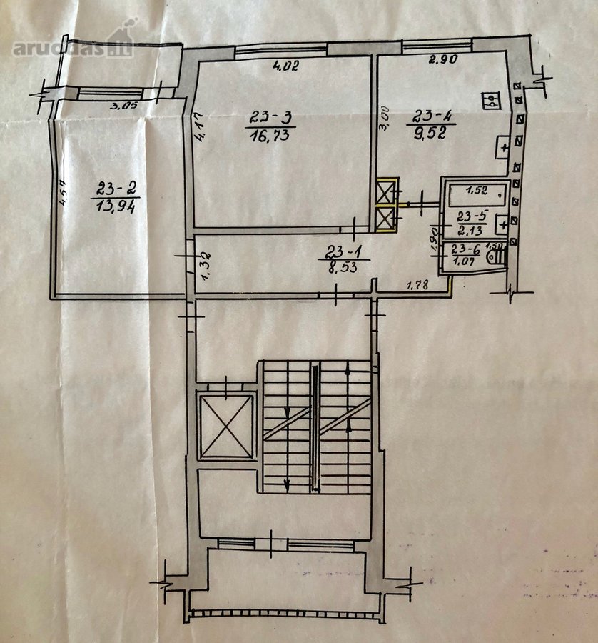 Flat Kėdainiuose J Basanaviciaus G 2 Rooms Flat Real Estate Ads Aruodas Lt