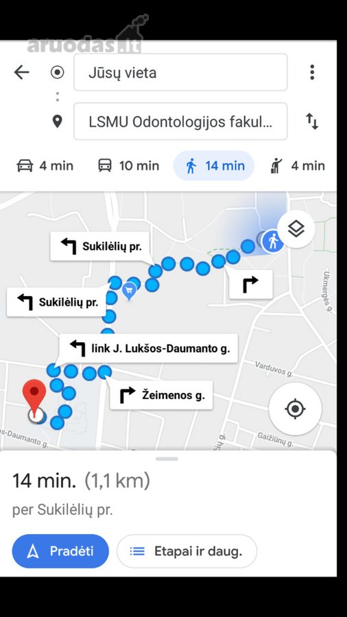 Be tarpininkų nuomojamas jaukus dviejų - nuotraukos Nr. 14