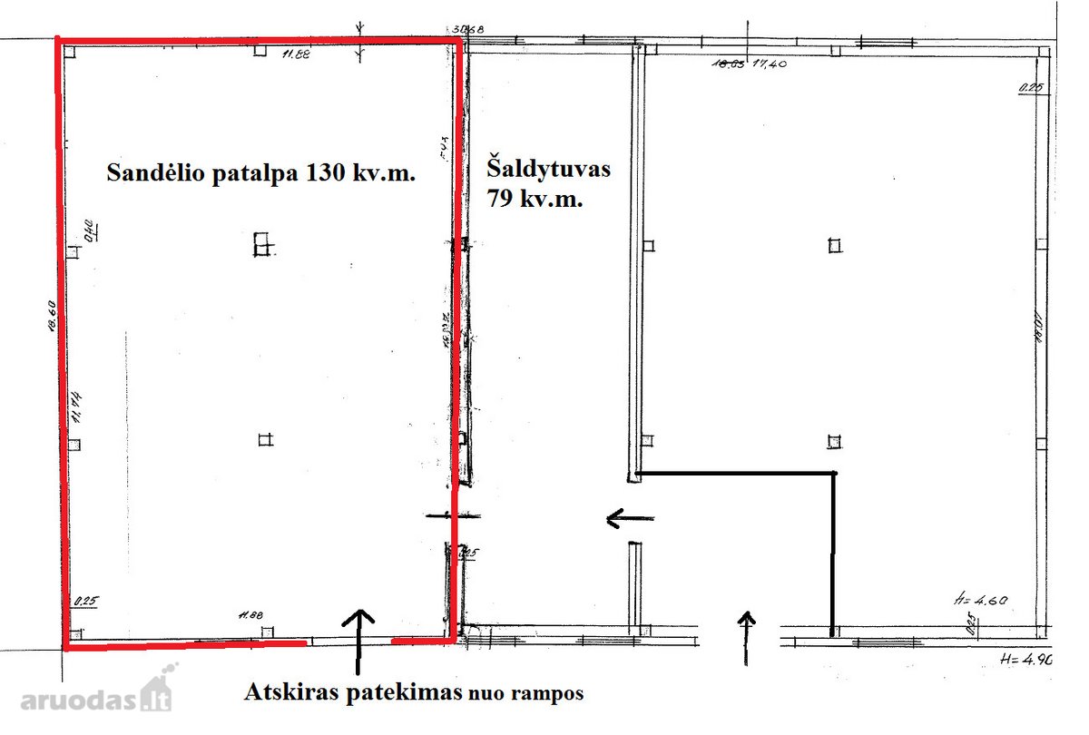 Išnuomojama 130 kv.m tuščia, tvarkinga - nuotraukos Nr. 7