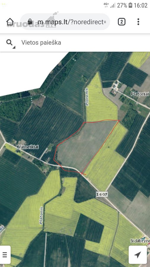 Parduodamas 40ha ploto žemės ūkio paskirties - nuotraukos Nr. 2