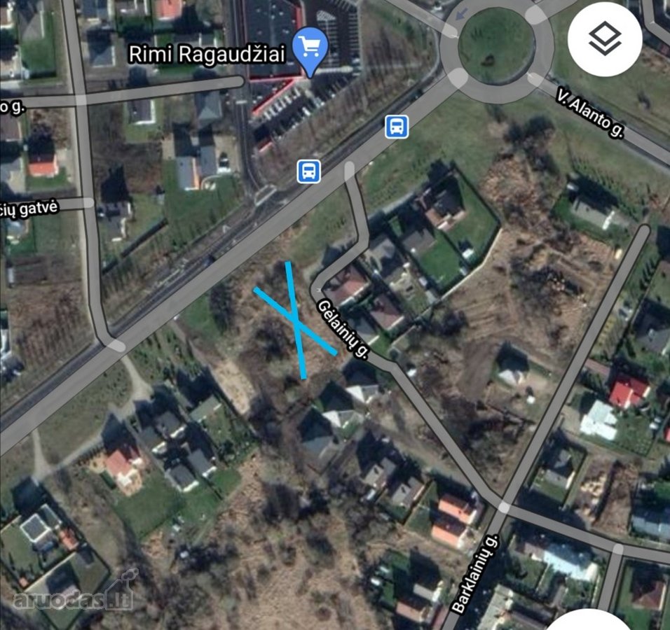 Parduodamas 18,55 arų ploto taisyklingos