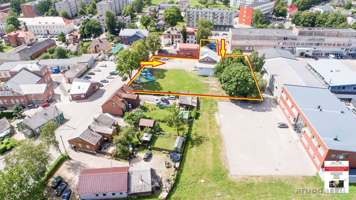 Centre, 36 arų sklypas, Laisvės g 3, Telšiai, - nuotraukos Nr. 2