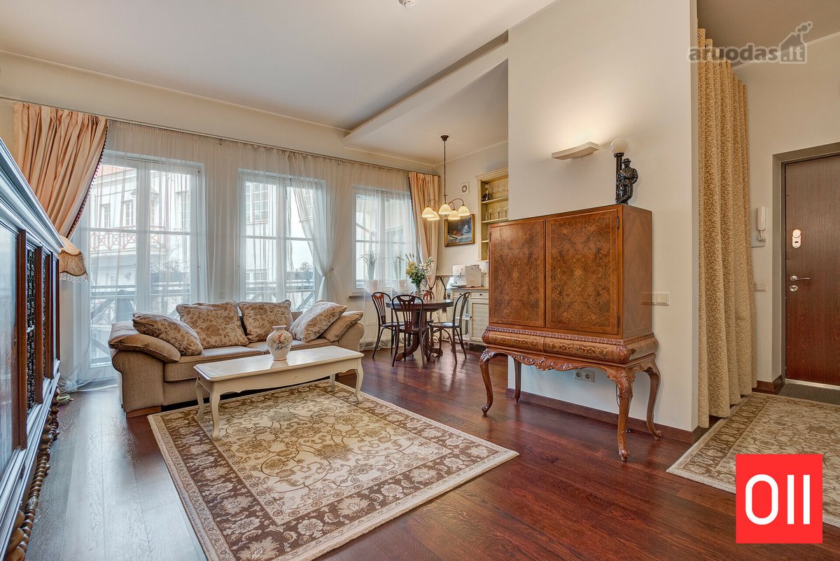 Klasikinio stiliaus apartamentai su terasa - nuotraukos Nr. 12