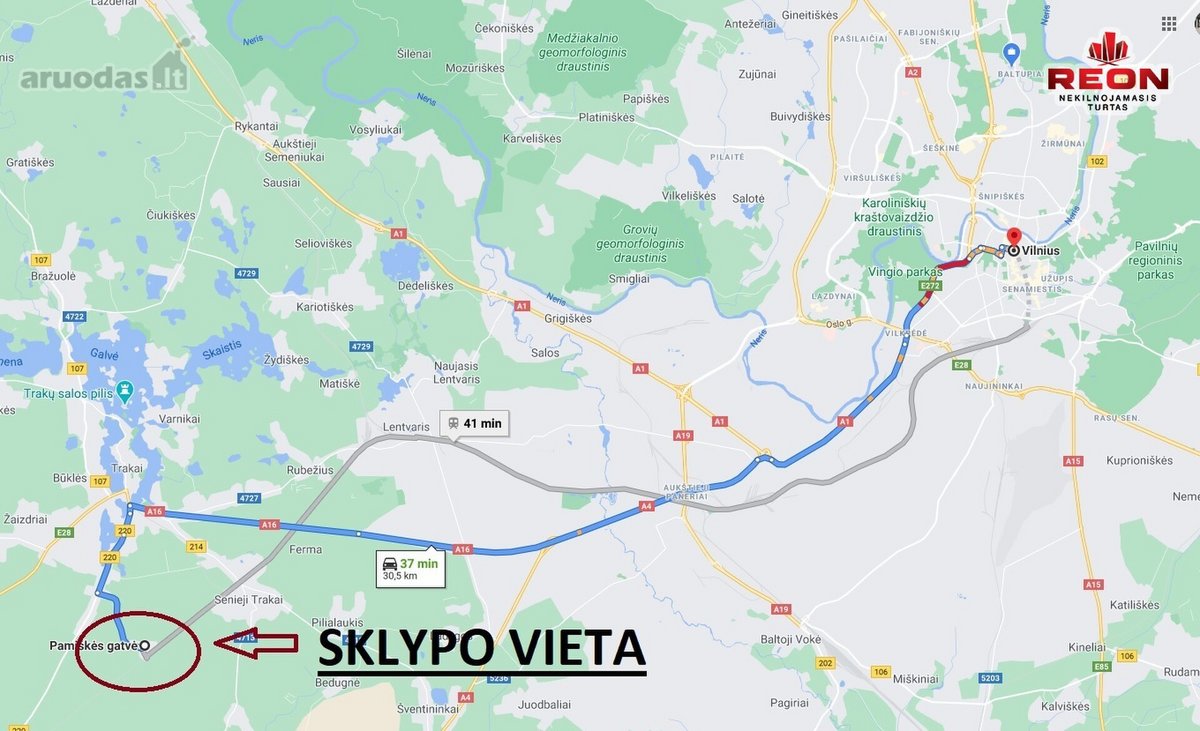 50 Arų Namų Valdos Sklypas Trakų Rajone+ 10 - nuotraukos Nr. 3