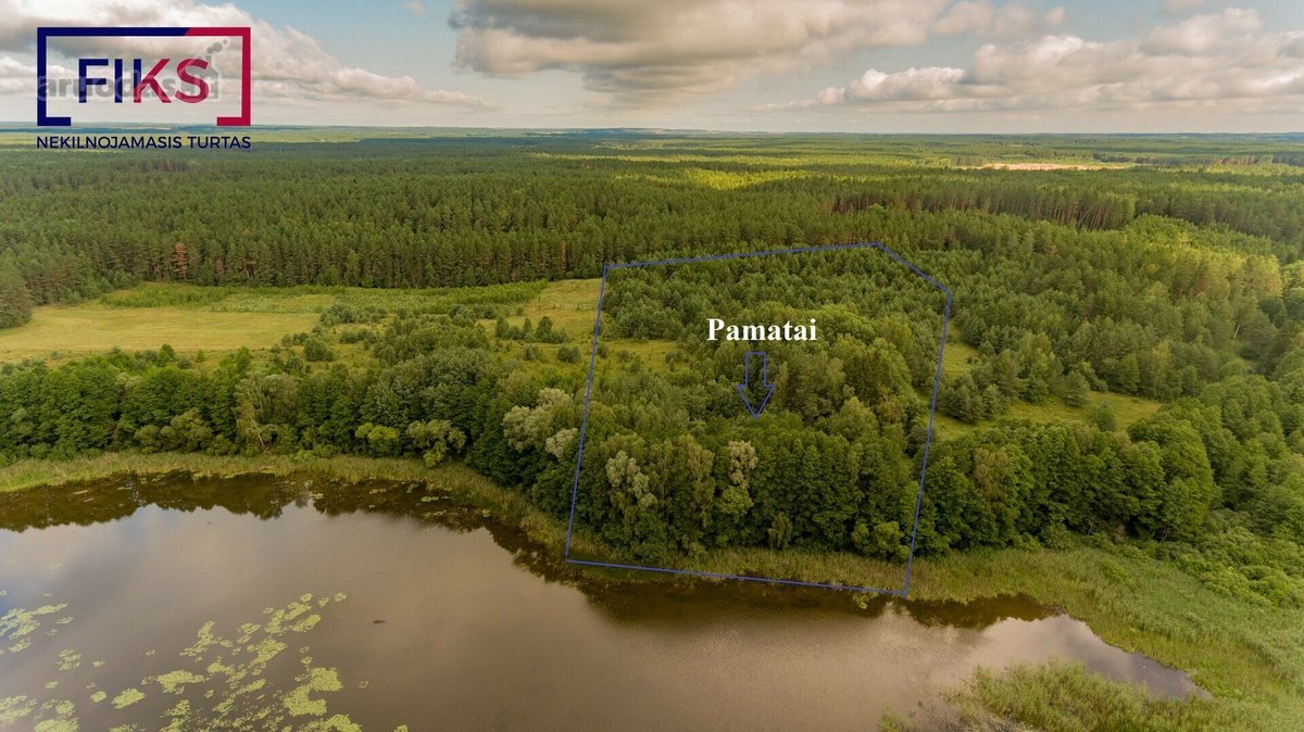 Parduodamas 4,19 Ha Sklypas Prie Ežero