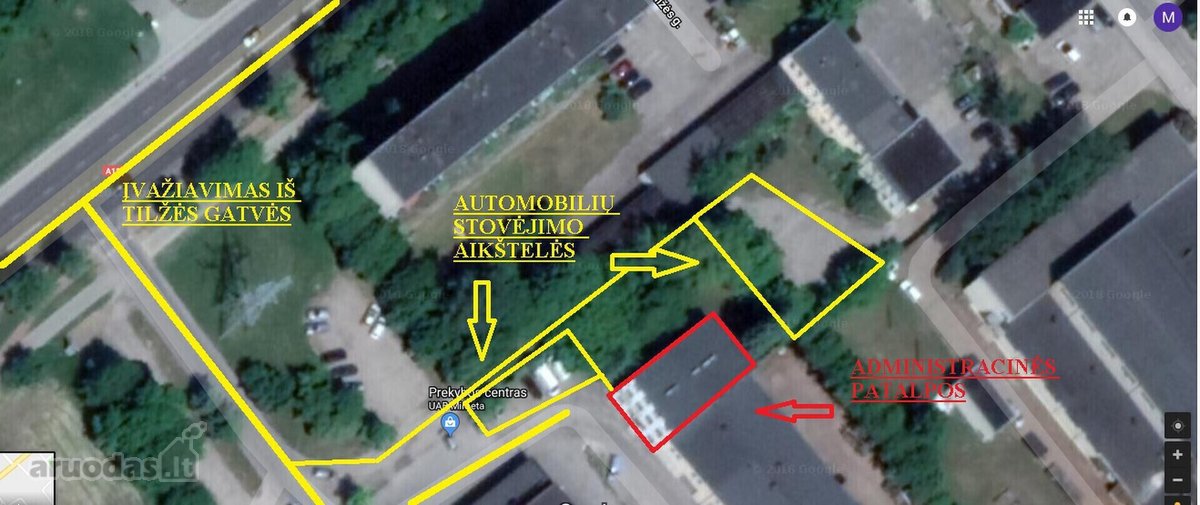 Išnuomojamos nuo 12 m² iki 315 m² tvarkingos - nuotraukos Nr. 24