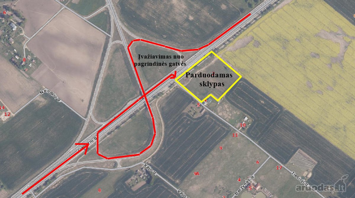 Parduodamas 1,4744 ha komercinės paskirties - nuotraukos Nr. 3