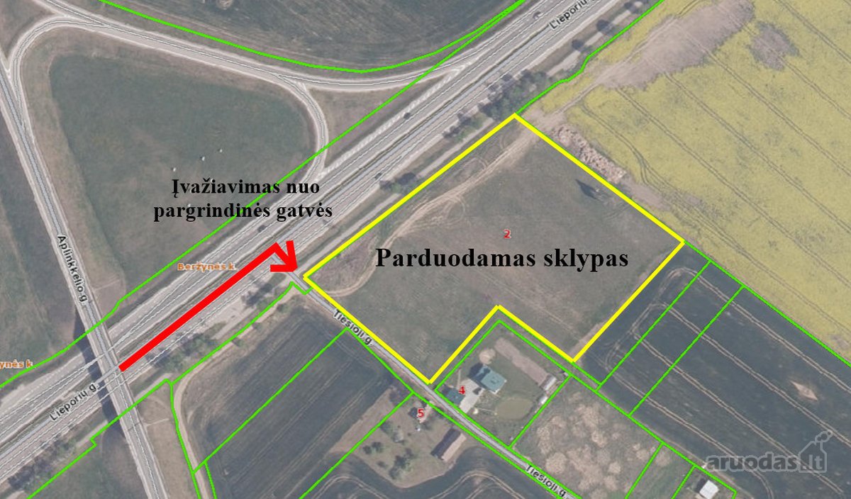 Parduodamas 1,4744 ha komercinės paskirties - nuotraukos Nr. 2