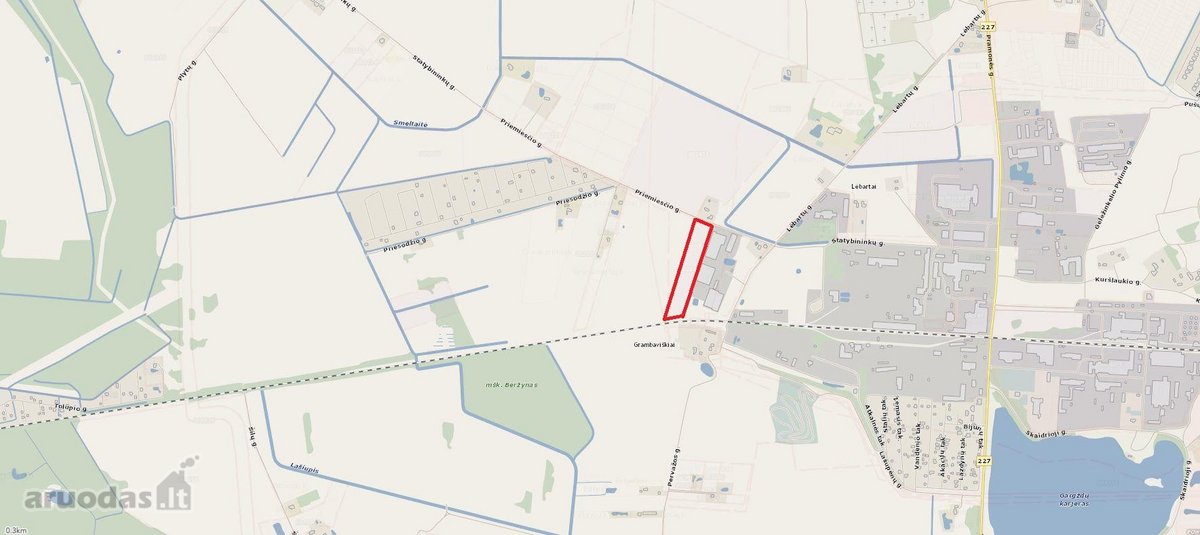 2,700 ha. gamybos ir sandėliavimo paskirties