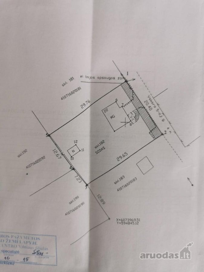 Parduodamas sodo sklypas 6 a su mediniu - nuotraukos Nr. 26
