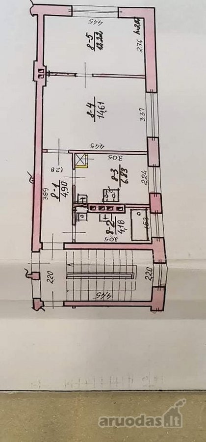 Jonavos miesto centre, renovuotame name, J. - nuotraukos Nr. 3