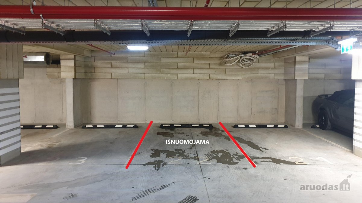 Išnuomojama automobilio laikymo vieta