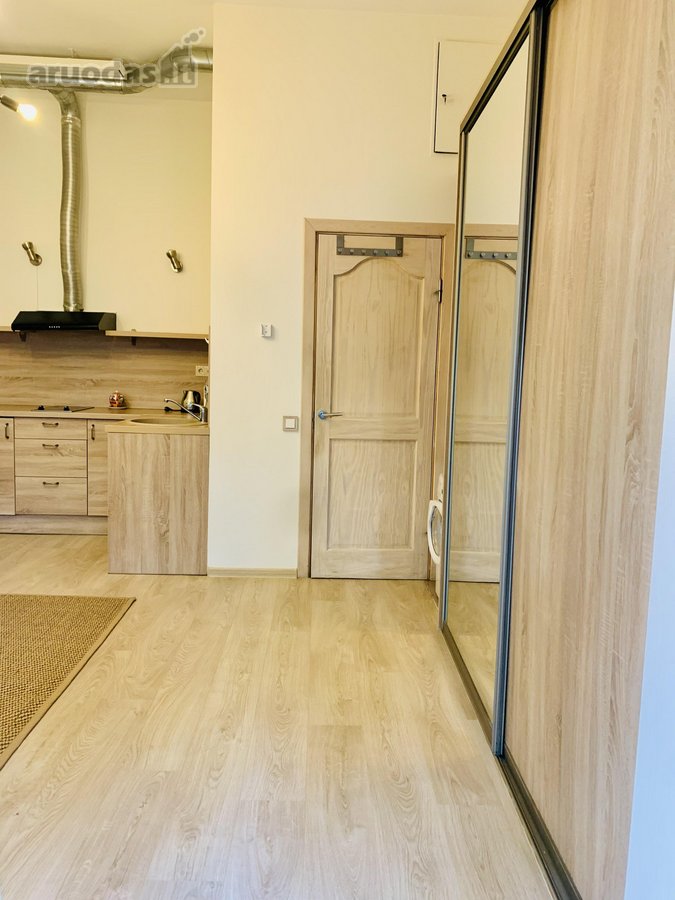 Nuomojamas jaukus 22 kv. m studijos tipo - nuotraukos Nr. 7
