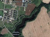 Parsiduoda tvenkinys,ir šale tvenkinio vienas