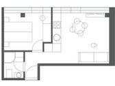 Nauja, pilnai įrengta 2 kambarių studija su - nuotraukos Nr. 25