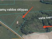 30 arų namų valdos sklypas, bendras 2,51 ha ploto - nuotraukos Nr. 2