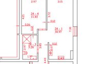 Išnuomojamas naujas 3 kambarių butas prie miško  - nuotraukos Nr. 19