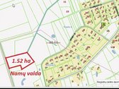Parduodamas namų valdos 1.52 ha sklypas