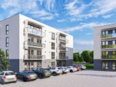 Projektą sudaro trys daugiabučiai. Pastatai - nuotraukos Nr. 8