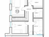 Penthouse 7 k. butas per 2 aukštus su panorama  - nuotraukos Nr. 4
