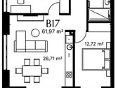 „Lūšių salos“ – 23 butų projektas Žvėryne, - nuotraukos Nr. 12