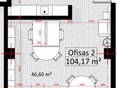 Išnuomojamos 100 kv. m komercinės patalpos 1 - nuotraukos Nr. 21