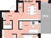 Erdvus 85 m² butas su 12 m² terasa, šiuo metu - nuotraukos Nr. 17