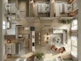 Šiuolaikinės architektūros namas moderniame - nuotraukos Nr. 11