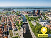 Erdvus butas Klaipėdos Senamiestyje su vaizdu
