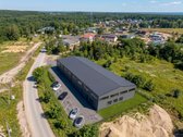 Parduodamas 24a sklypas kartu su sandėliu,