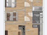 Parduodamas naujos statybos 50 m² namas su 12 - nuotraukos Nr. 15