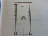 Parduodamas garažas su rūsiu. Bendras plotas
