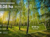 Parduodamas 8,08 Ha Sklypas Gamtos Apsuptyje,