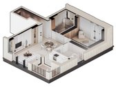 Butas parduodamas naujos statybos projekte - nuotraukos Nr. 6
