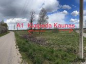 Parduodamas 60a sklypas šale magistralės A1