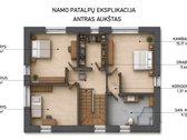 Parduodamas sublokuotas 170.02 kv.m. namas su - nuotraukos Nr. 21
