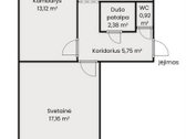Parduodamas 2 kambarių butas Vaižganto g. 58b - nuotraukos Nr. 23