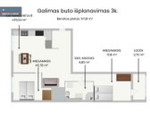 Parduodamas Erdvus 2-jų Kambarių 57.81 kv.m - nuotraukos Nr. 27