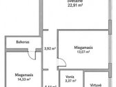 Parduodamas naujai įrengtas 3 kambarių butas, - nuotraukos Nr. 12