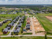 Parduodami sklypai su namų projektais ir
