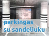 Parduodama 12,75 kv. m požeminė parkavimo