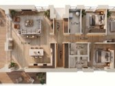 Šiuolaikinės architektūros namas moderniame - nuotraukos Nr. 12