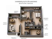 Parduodamas šviesus ir erdvus 3 kambarių - nuotraukos Nr. 41