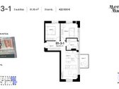 „Memelio mieste“ parduodamas 61,16 m² butas - nuotraukos Nr. 7